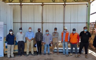 We delivered construction materials to the Association of Pirquineros de Inca de Oro
