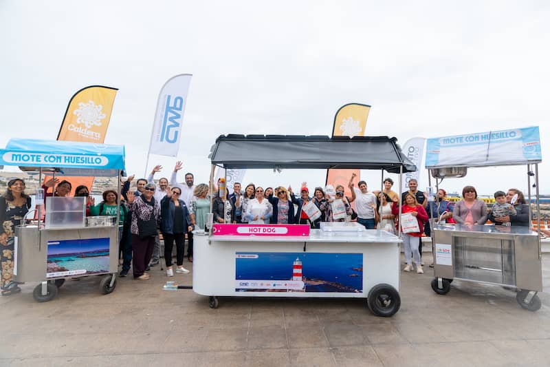Caldera Impulsa III: Iniciativa logra entregar 24 carritos de comida a emprendedores de la comuna