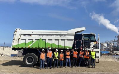 CMP secures fleet of electric trucks for its leached tailings project