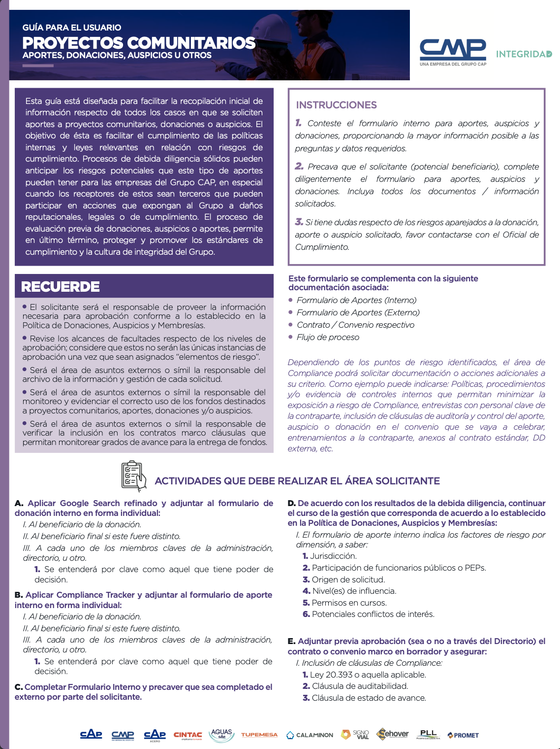 Proyectos comunitarios